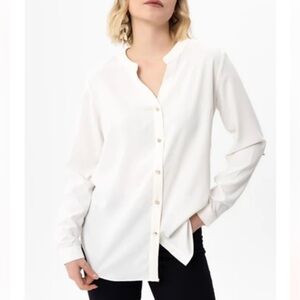 Boho Linen Button Down Top